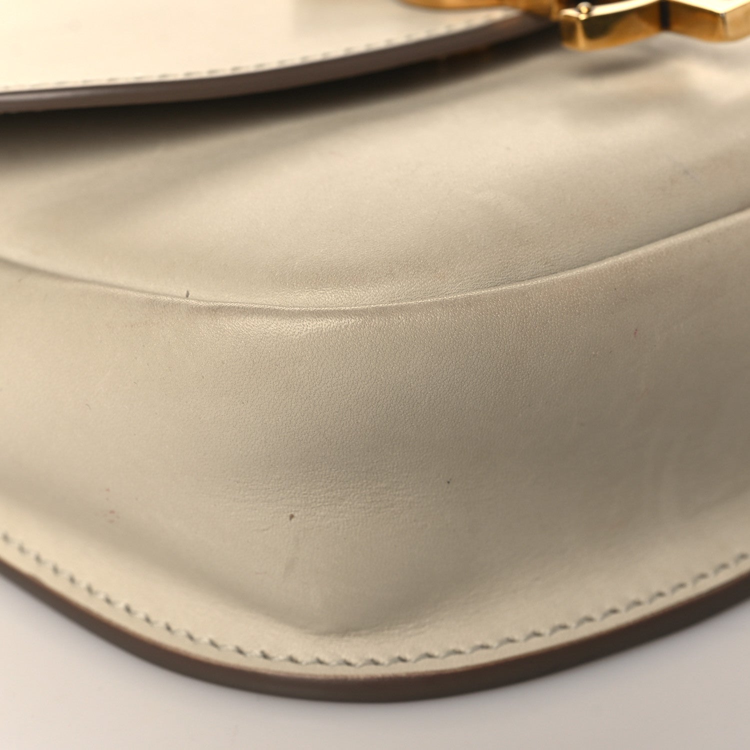 Saint Laurent Smooth Calfskin Small Kaia Satchel Latte 10 of 11