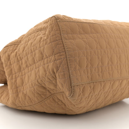 Christian Dior Nylon Cannage Large Lady Dior Tan 10 of 14