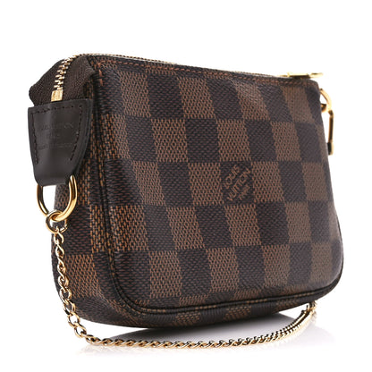 Louis Vuitton Damier Ebene Mini Pochette Accessories 2 of 10