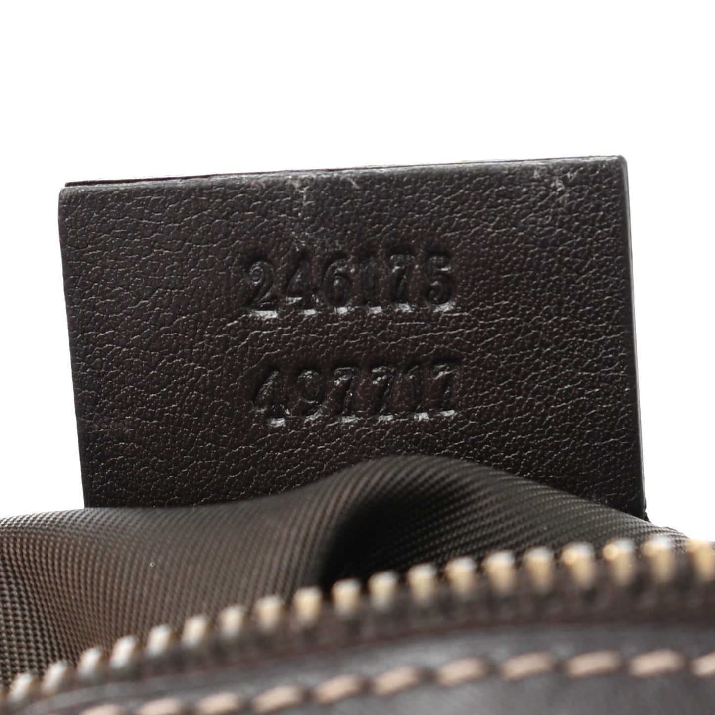 Monogram Medium Bamboo Cosmetic Case Dark Brown