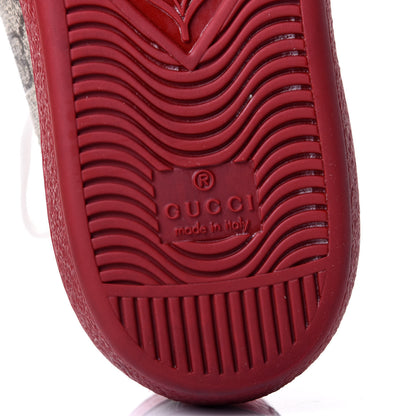 Gucci GG Supreme Monogram Ayers Web Womens Ace Sneakers 37 Red 8 of 11