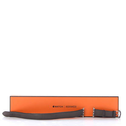 Hermes Swift 38mm Apple Watch Double Tour Band Etain 6 of 6