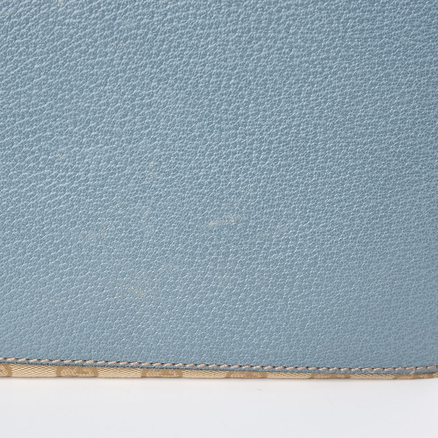 GG Monogram Medium Web Handle Bucket Tote Blue