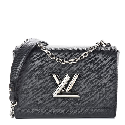 Louis Vuitton Epi Twist Shoulder Bag MM Black 1 of 9