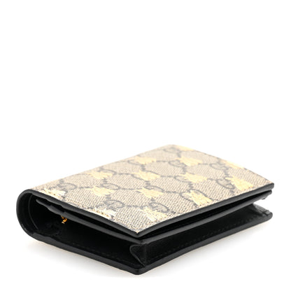 Gucci GG Supreme Monogram Bee Print Card Case 4 of 11