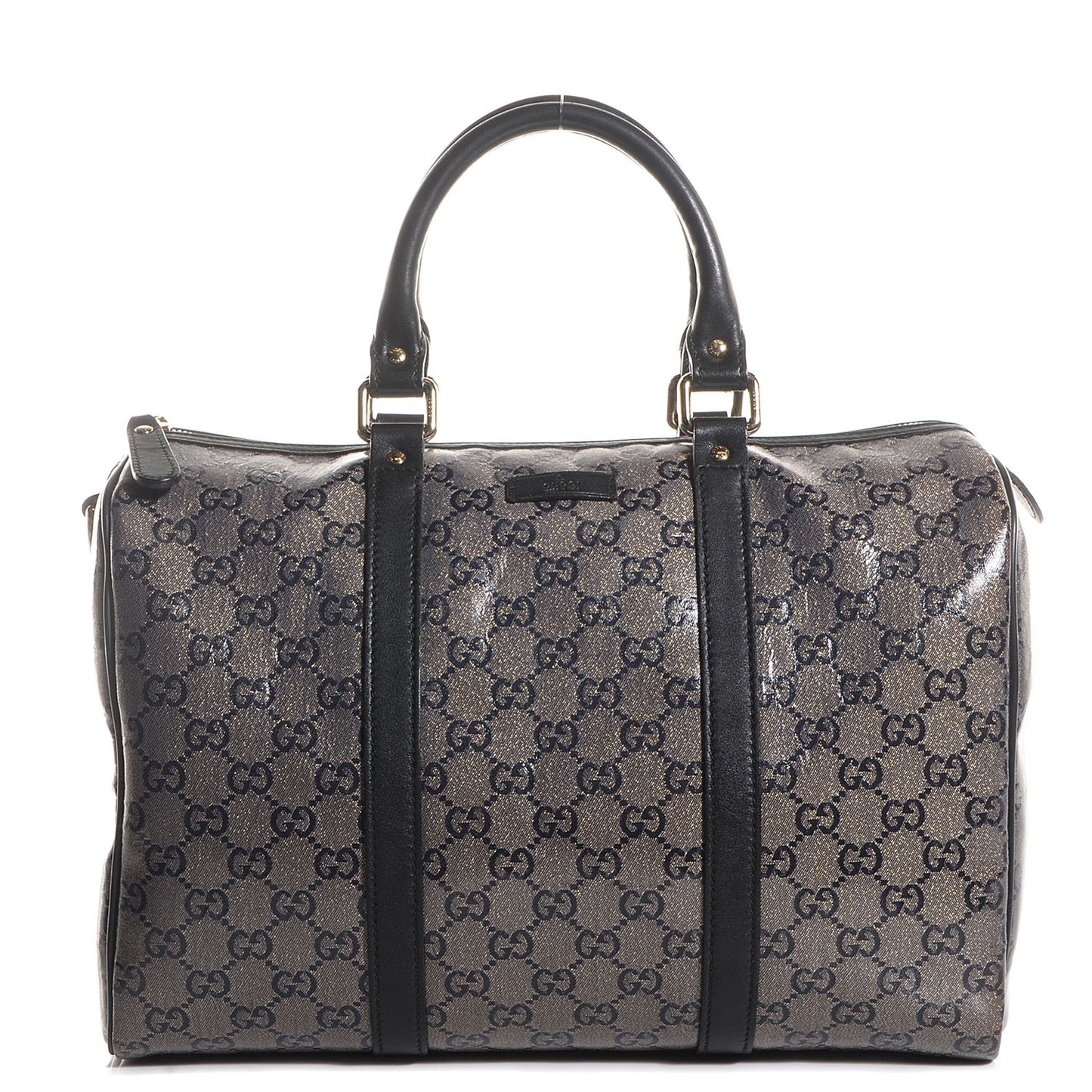 Crystal Monogram Medium Joy Boston Black