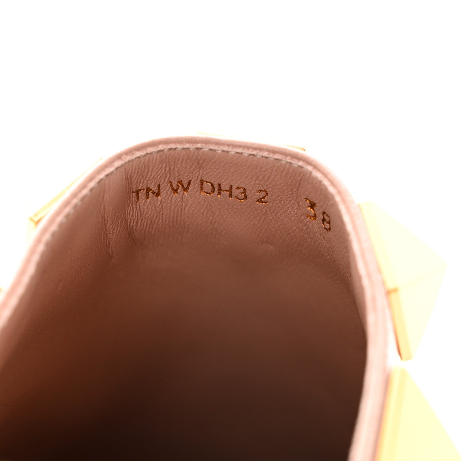 Valentino Garavani Nappa Roman Stud Flat Slippers 38 Rose Cannelle 9 of 9