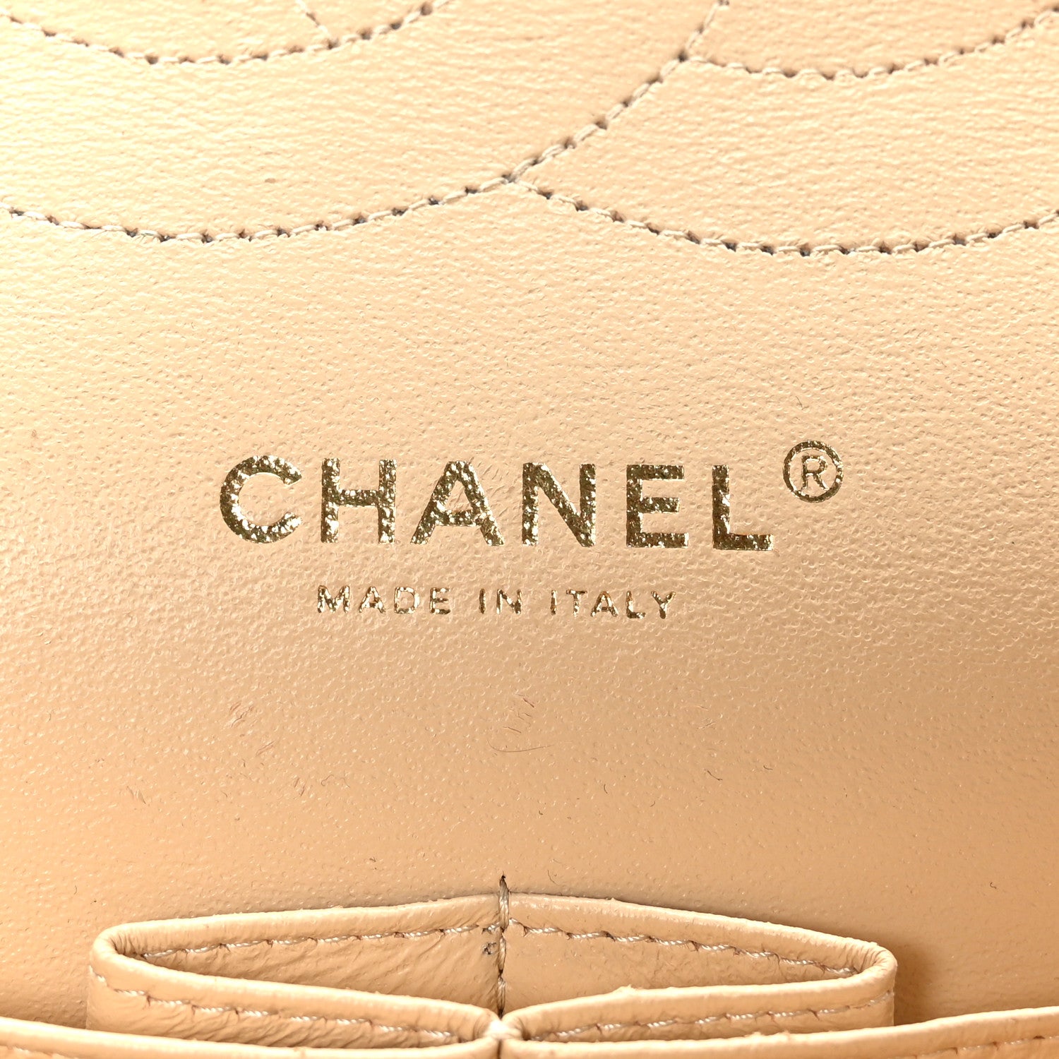 Chanel Caviar Quilted Jumbo Double Flap Beige 6 of 11