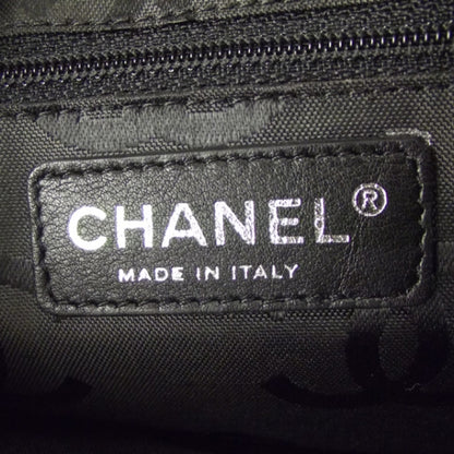 Chanel Calfskin Quilted Cambon Pochette Beige Black 11 of 14