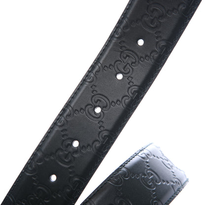 Gucci Guccissima Signature Interlocking G 40mm Belt 95 38 Verde 4 of 5
