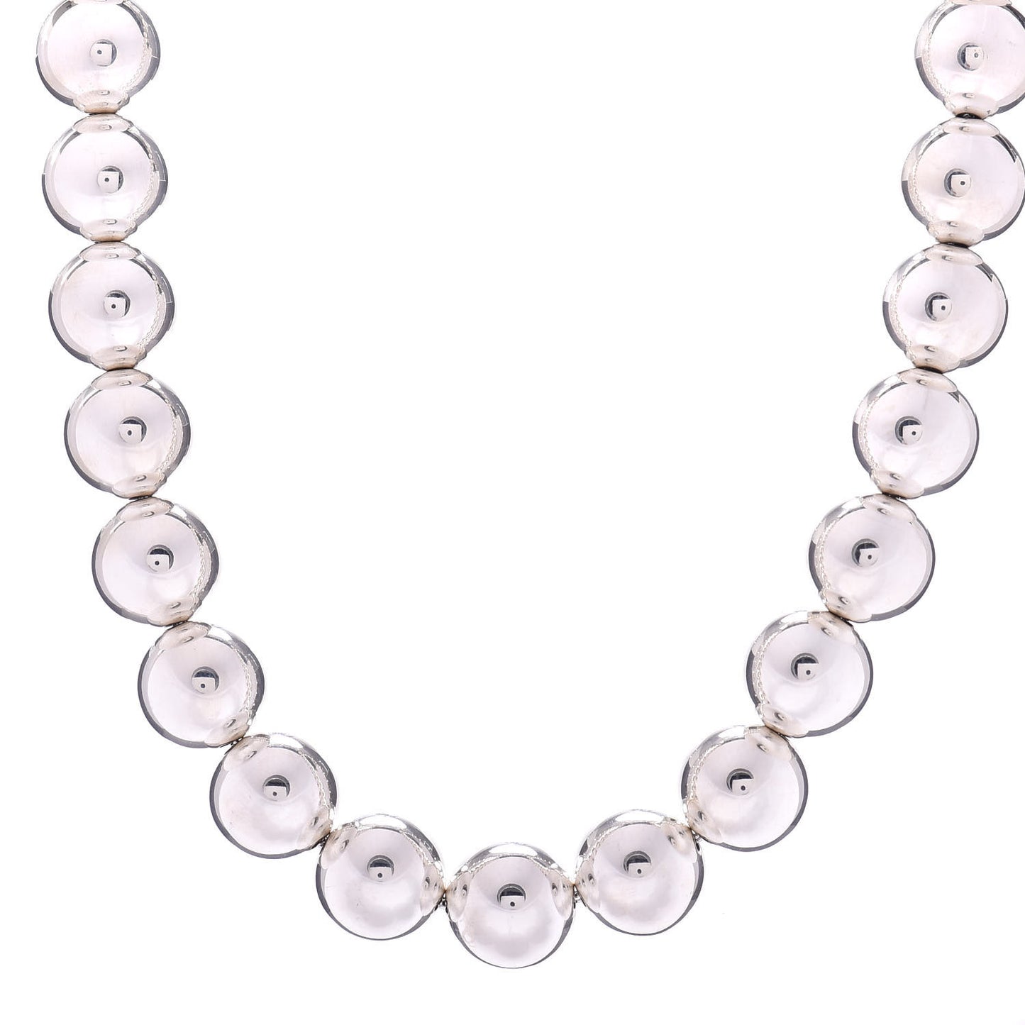 Sterling Silver 16mm HardWear Ball Necklace