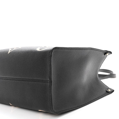 Louis Vuitton Empreinte Monogram Giant Onthego MM Black Beige 9 of 9