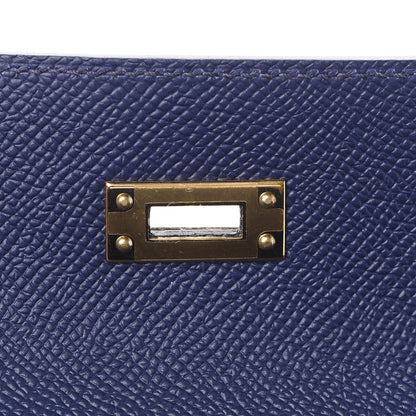 Hermes Epsom Kelly Sellier 25 Bleu Saphir 21 of 38