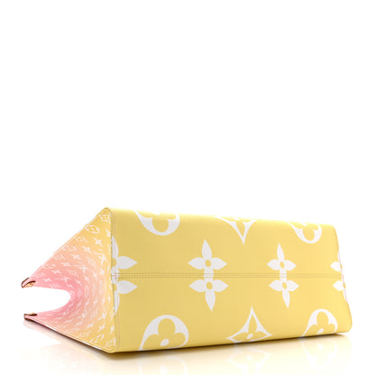 Louis Vuitton Monogram Giant By The Pool OnTheGo GM Light Pink 4 of 9