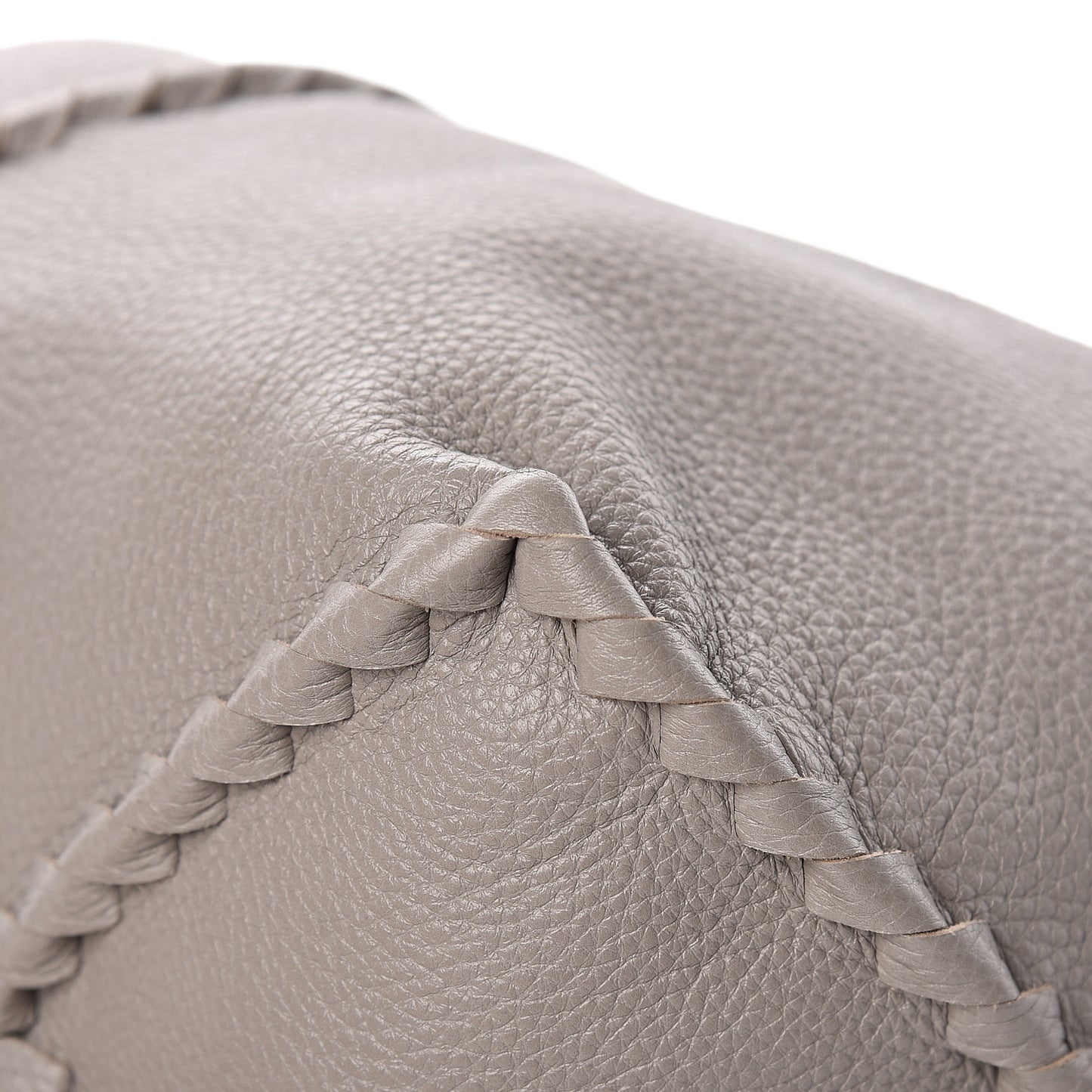 Cervo Deerskin Hobo Light Grey