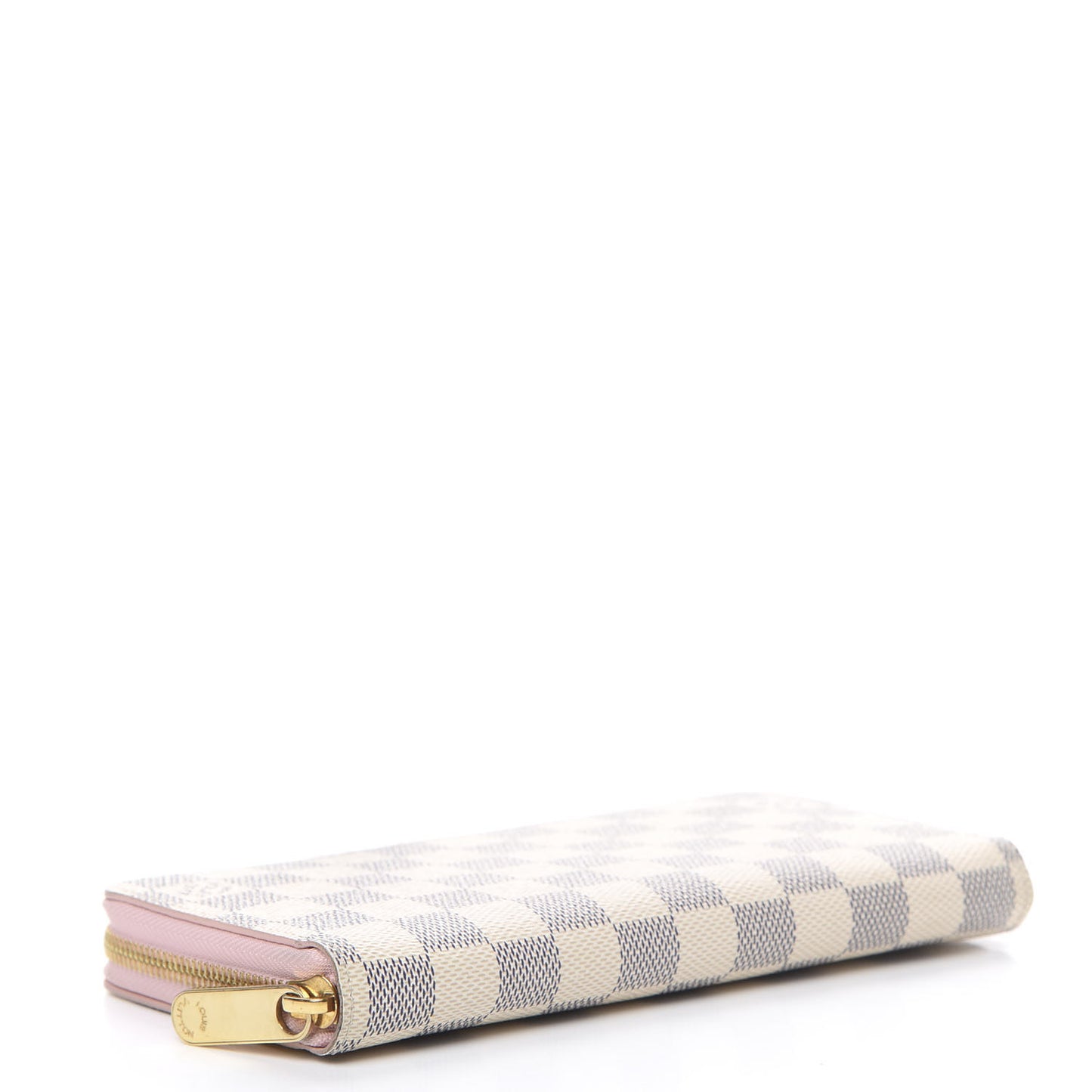 Damier Azur Zippy Wallet Rose Ballerine