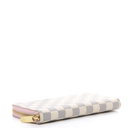 Louis Vuitton Damier Azur Zippy Wallet Rose Ballerine 3 of 6