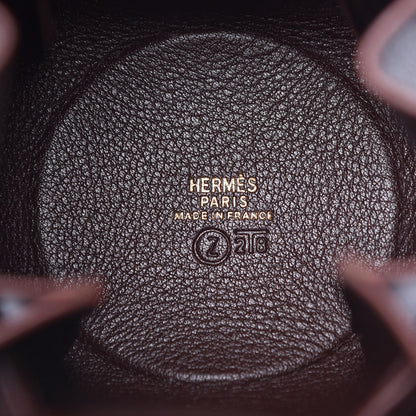 Hermes Veau Gulliver Vespa Pouch Havane 7 of 11