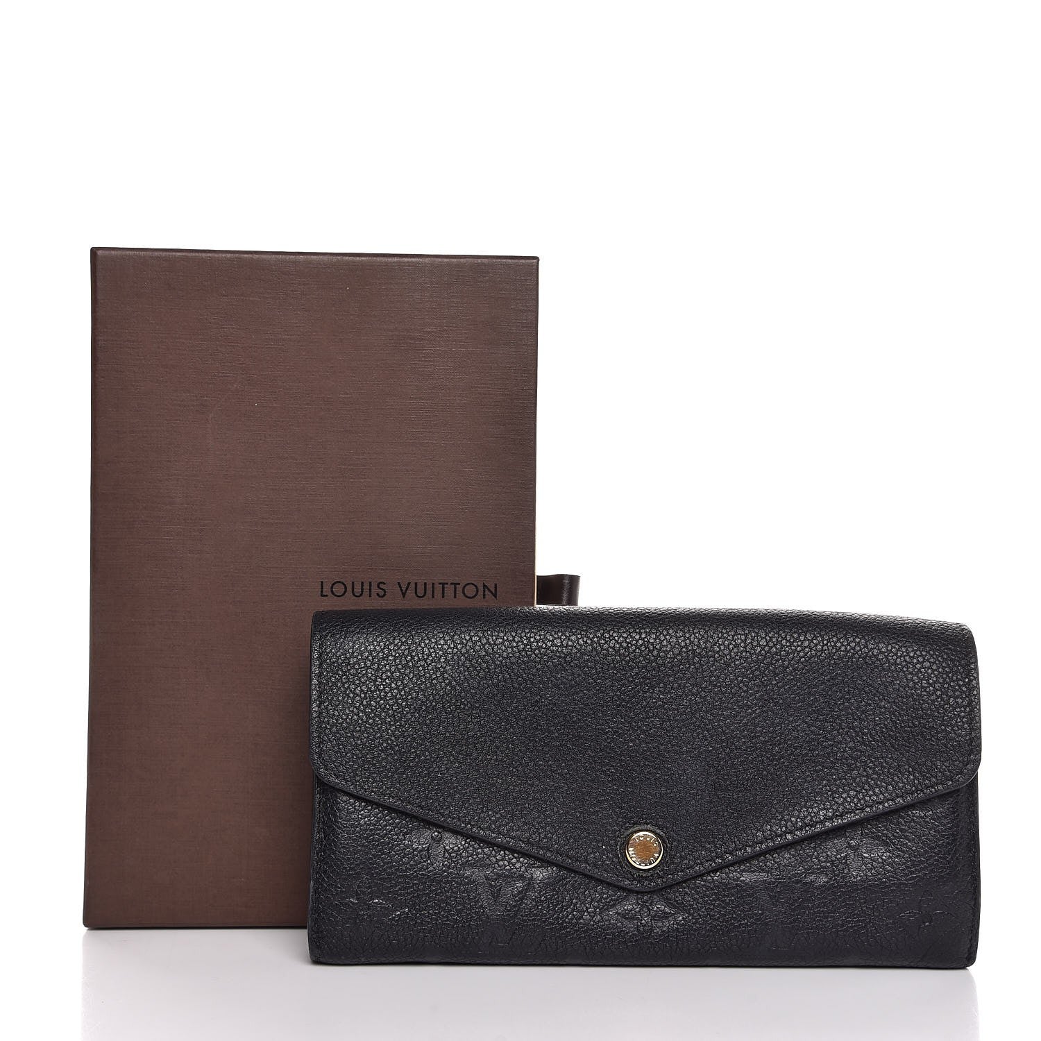 Louis Vuitton Empreinte Sarah Wallet NM Black 9 of 9