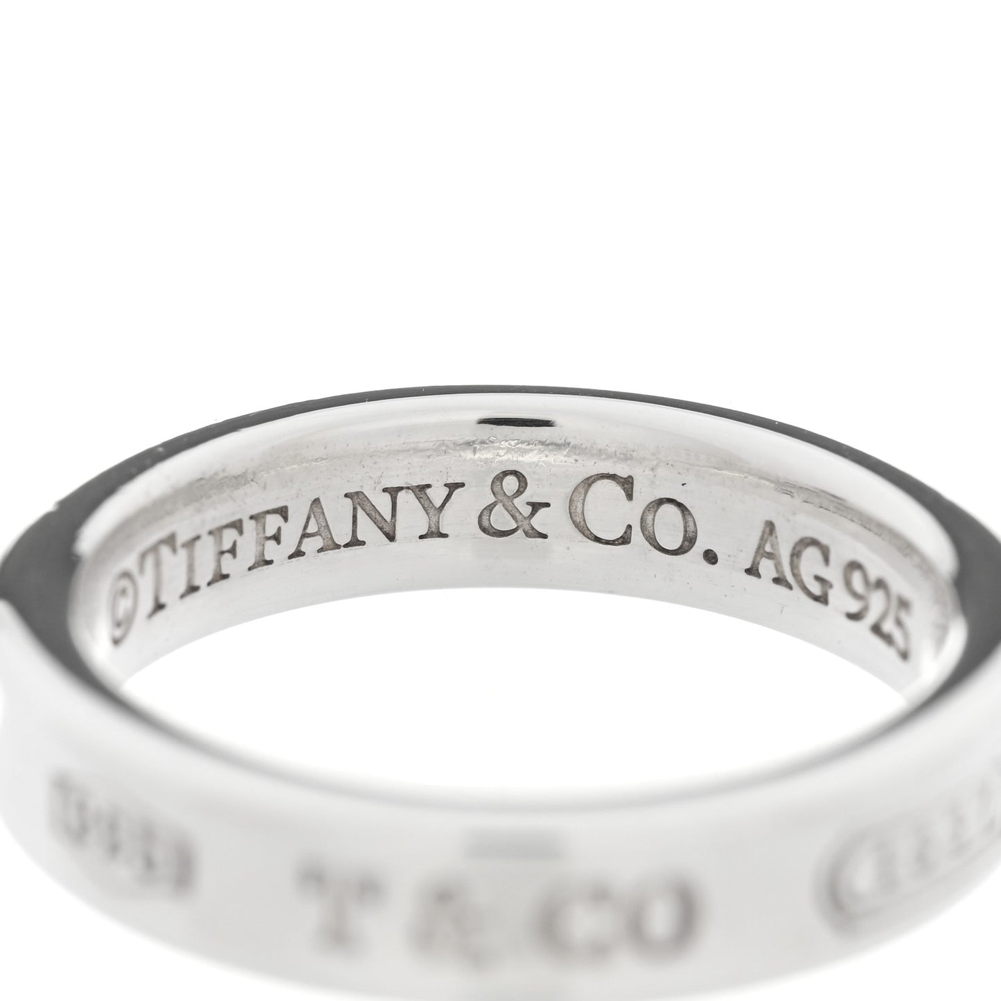 Sterling Silver Narrow 1837 Band Ring 47 4.25