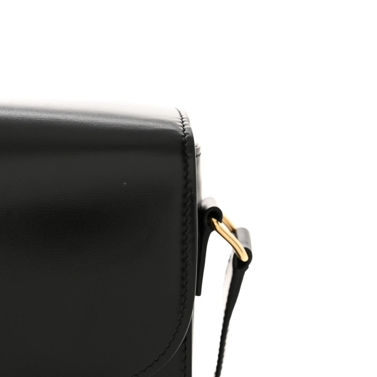 Celine Shiny Calfskin Medium Triomphe Black 11 of 11