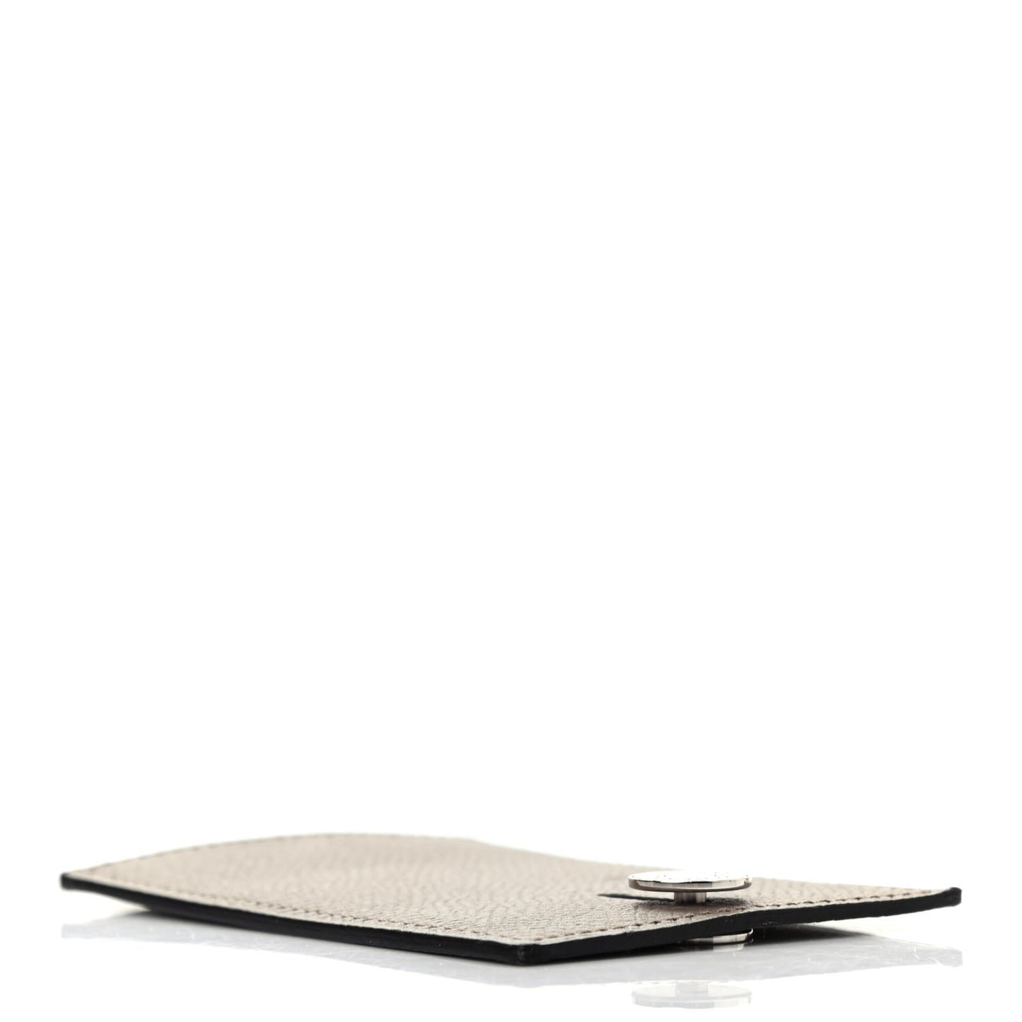 Epsom Diabolo Card Holder Case Gris Asphalt