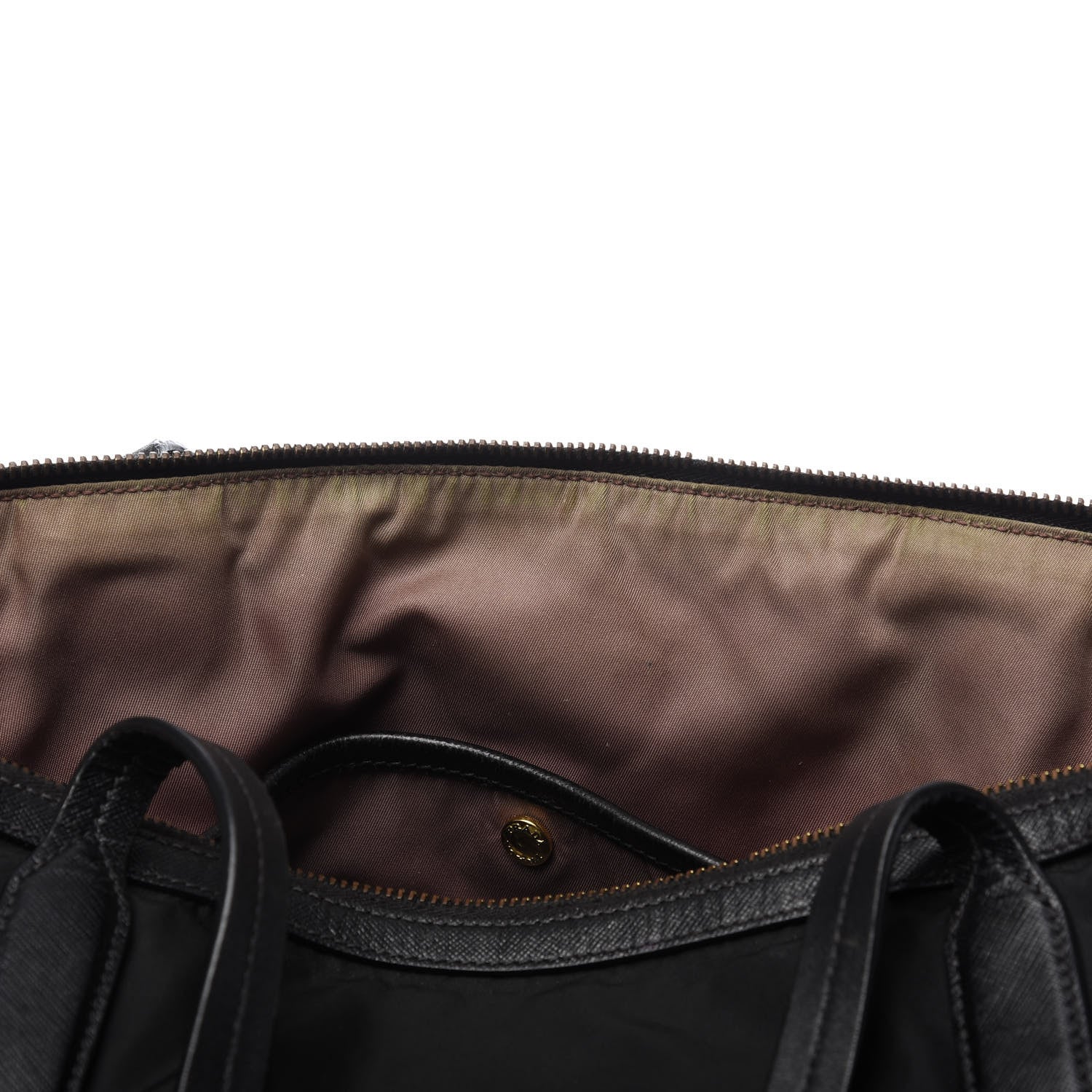 Prada Tessuto Nylon Saffiano Tote Black 11 of 11