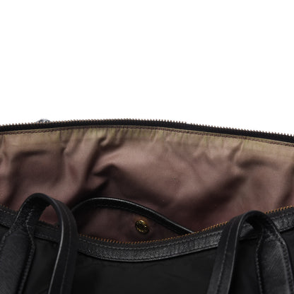 Prada Tessuto Nylon Saffiano Tote Black 11 of 11