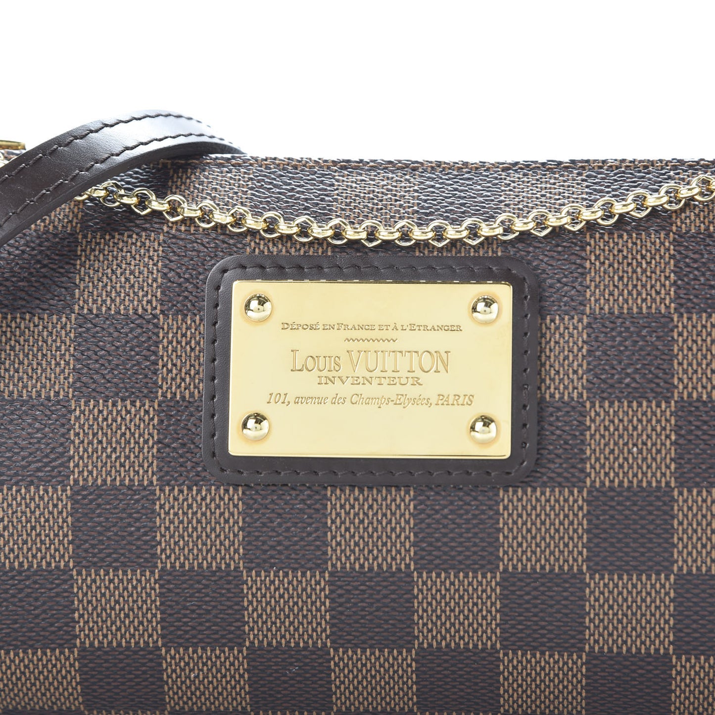 Damier Ebene Eva Clutch