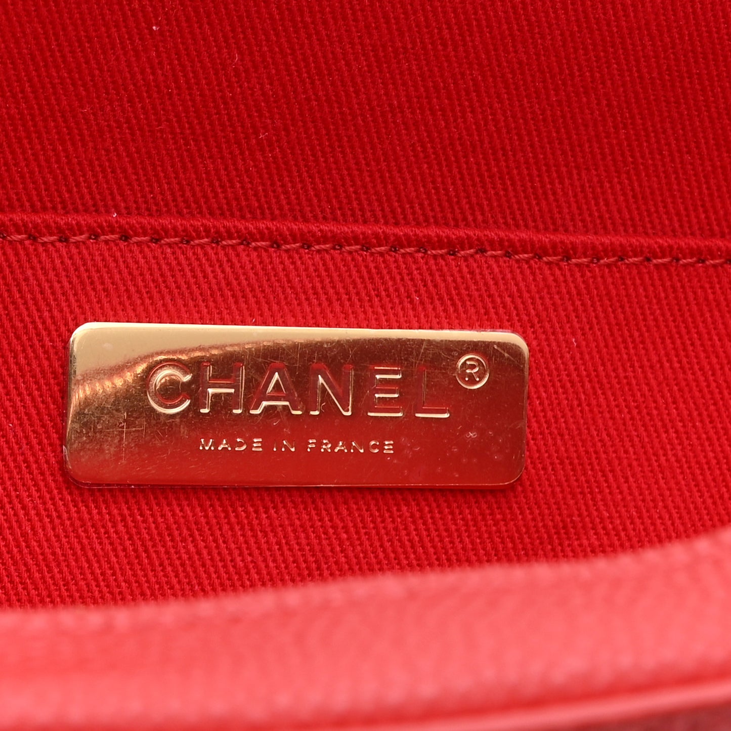 Caviar Quilted Waist Bag Red