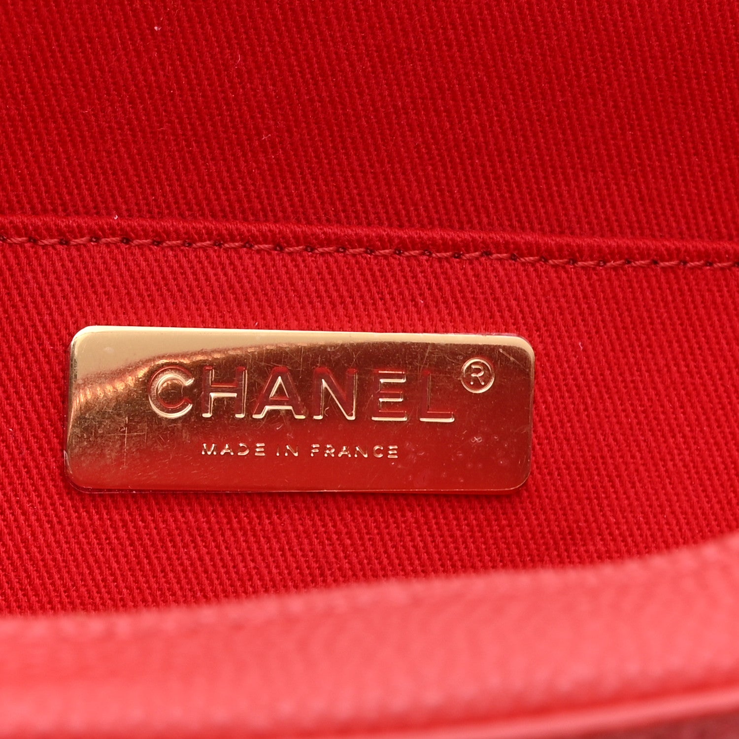 Chanel Caviar Quilted Waist Bag Red 6 of 10