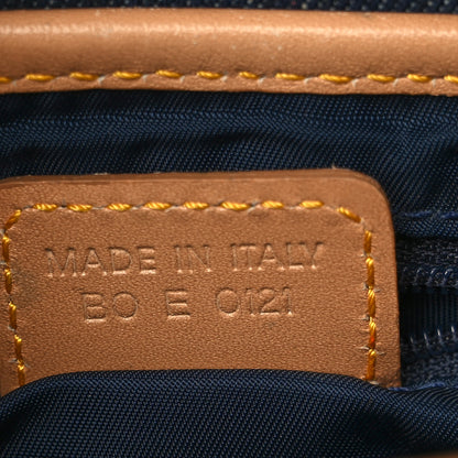 Christian Dior Denim Calfskin Saddle Bag Blue 7 of 16