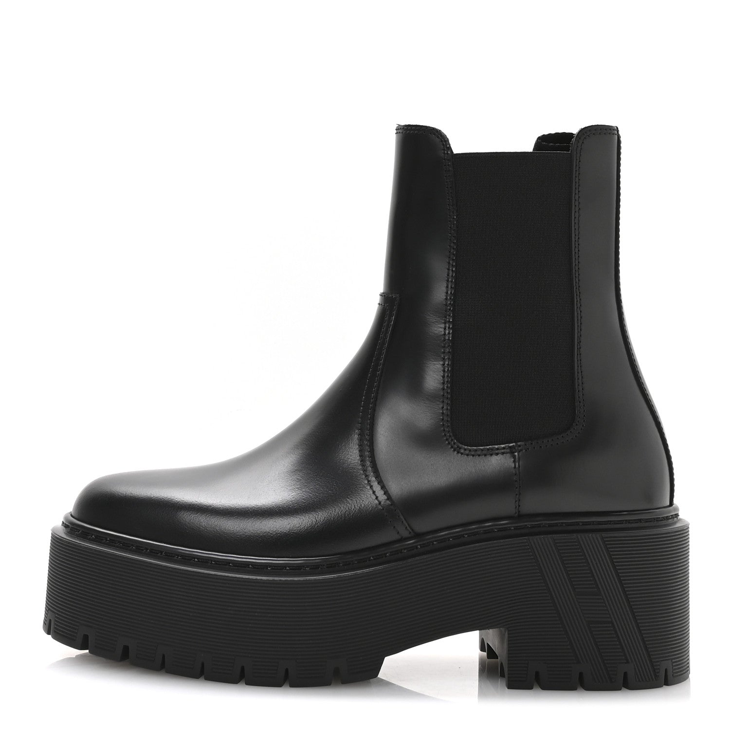 Hermes Calfskin Harrow Ankle Boots 35 Black 1 of 9