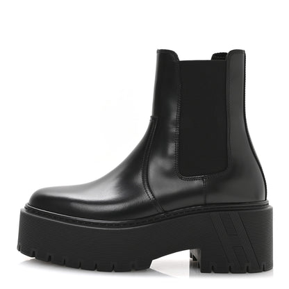 Hermes Calfskin Harrow Ankle Boots 35 Black 1 of 9