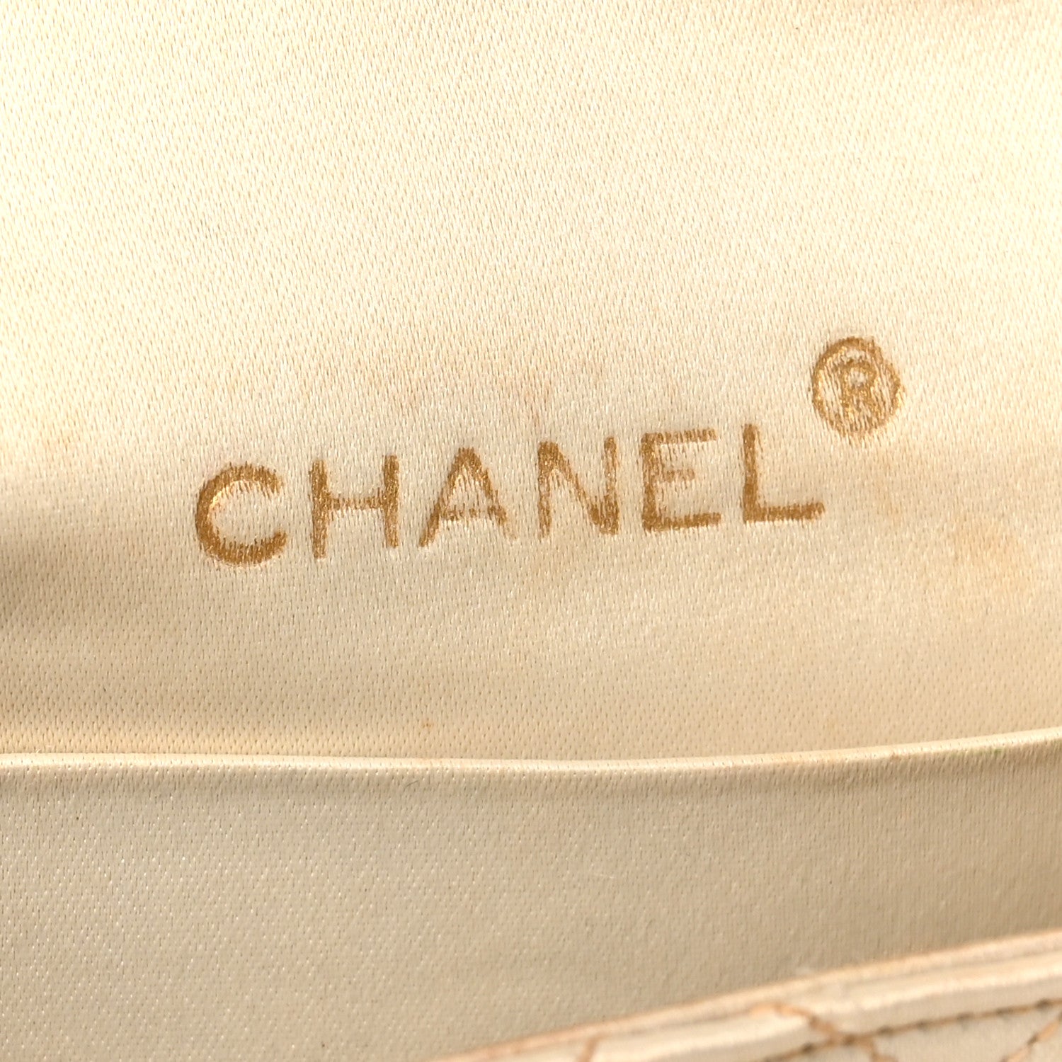 Chanel Satin Quilted Mini Flap White 6 of 11