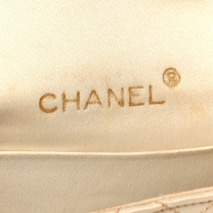 Chanel Satin Quilted Mini Flap White 6 of 11