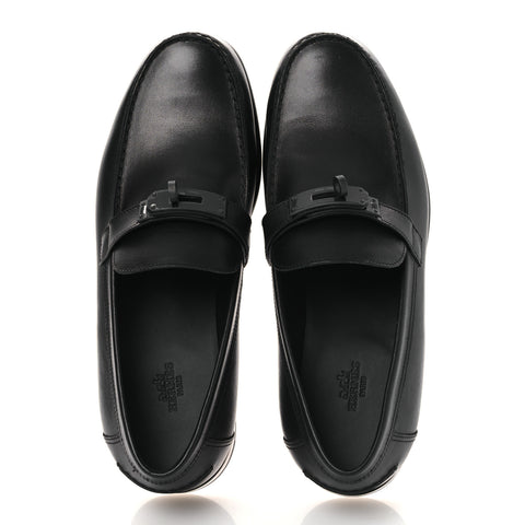 Calfskin Destin Loafer 41 Black