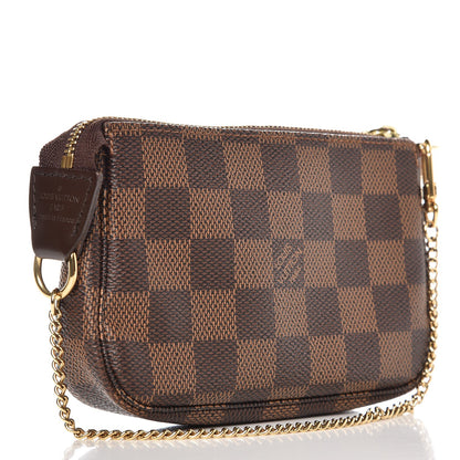 Louis Vuitton Damier Ebene Mini Pochette Accessories 3 of 6