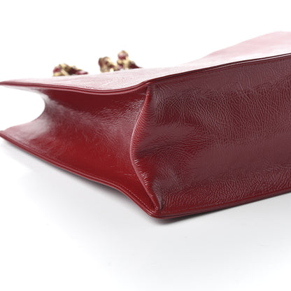Chanel Shiny Aged Calfskin Shopping Bag Red 6 of 11