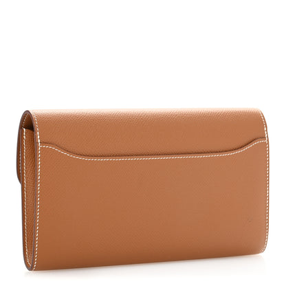 Hermes Epsom Constance Long Wallet Gold 3 of 9