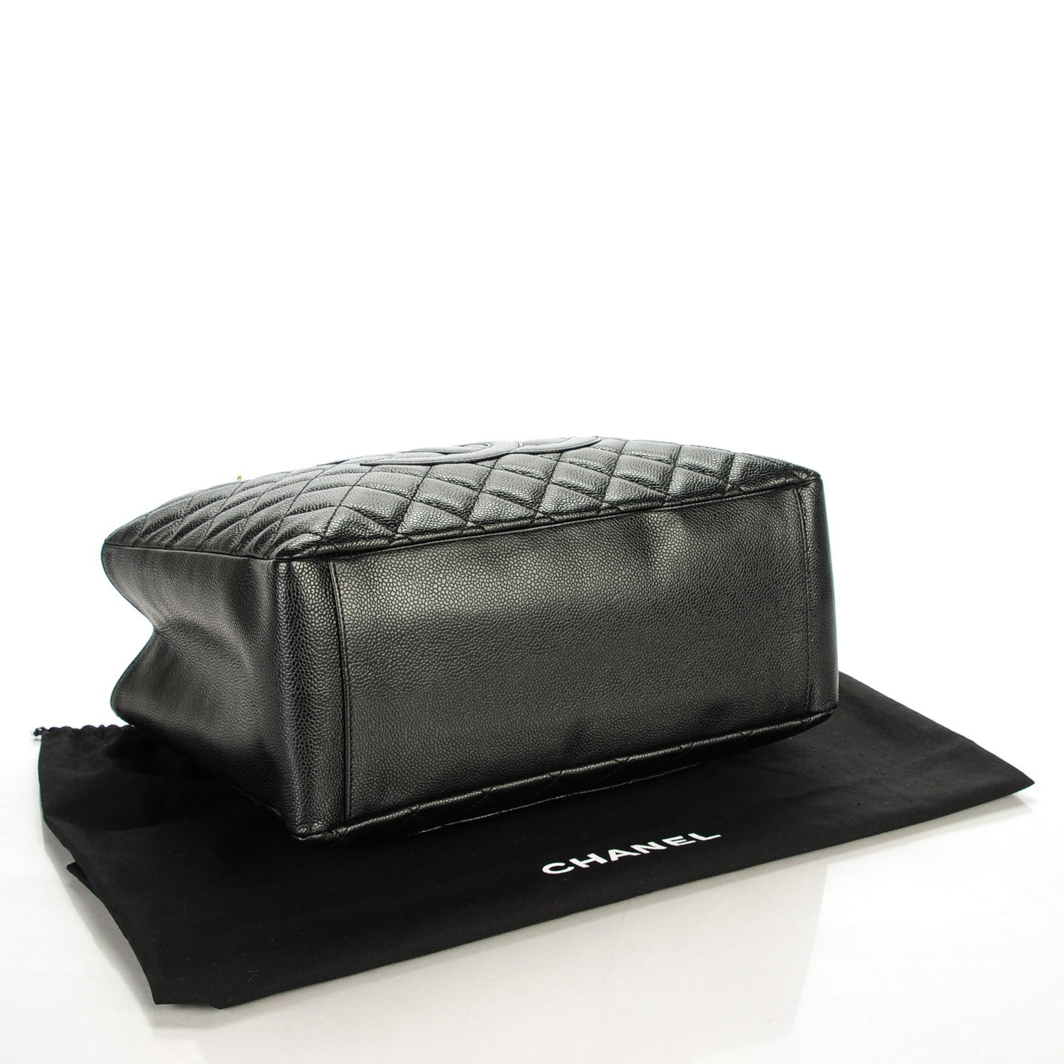 Chanel Caviar Quilted Grand Shopping Tote GST Black 4 of 7