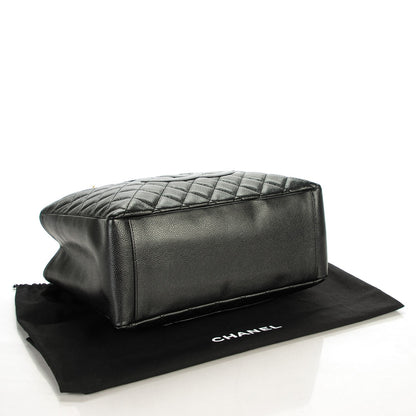 Chanel Caviar Quilted Grand Shopping Tote GST Black 4 of 7
