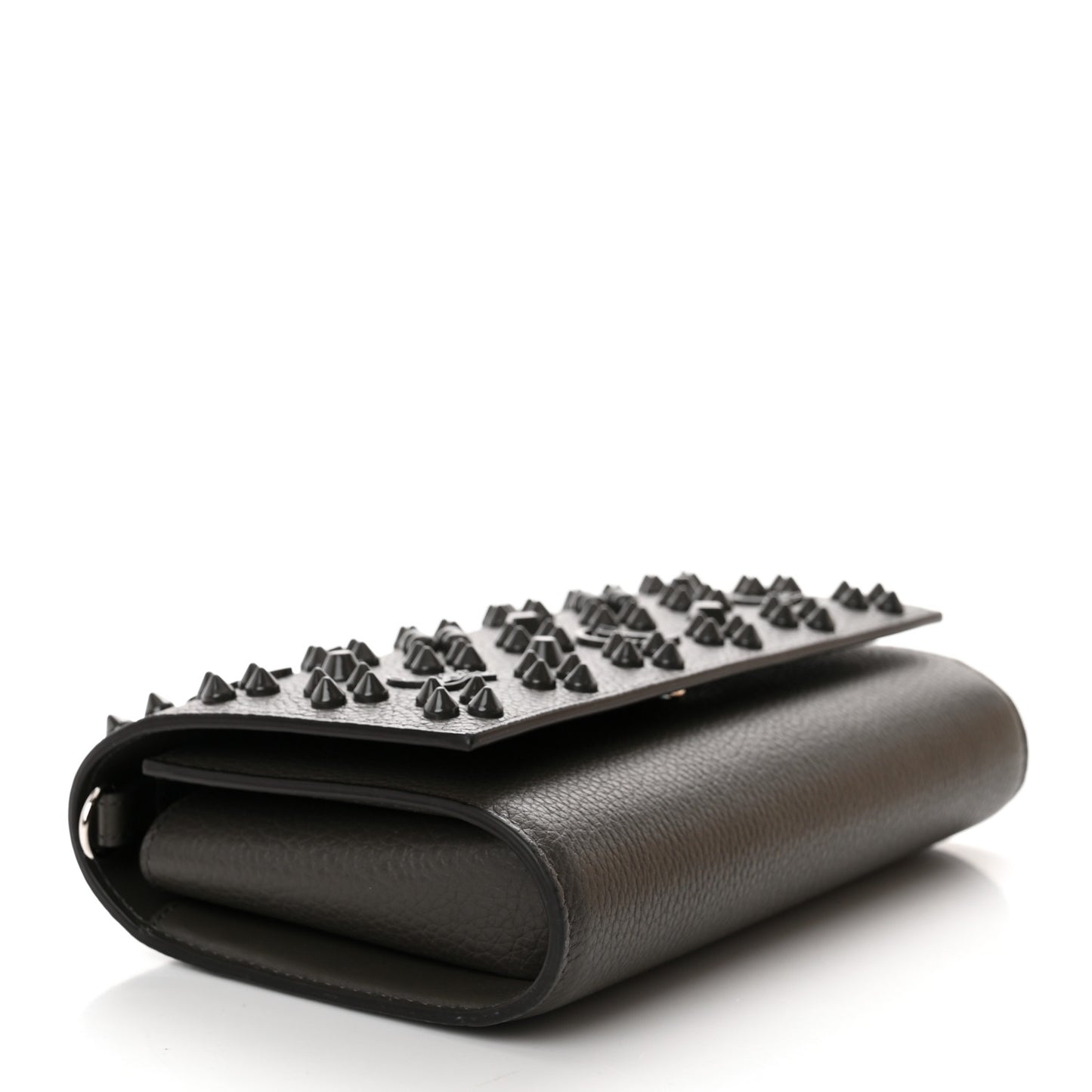 Calfskin Spikes Loubinthesky Paloma Wallet on Chain Rocket