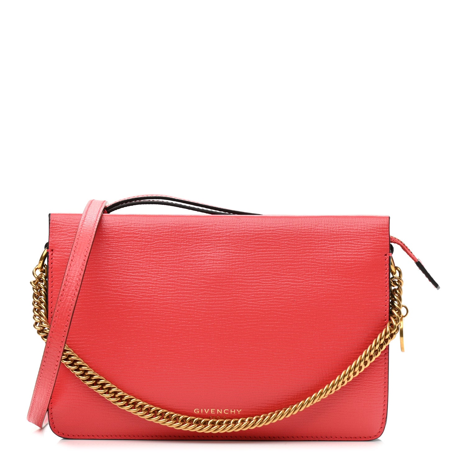 Givenchy Goatskin Suede Cross 3 Crossbody Bag Pink Grey 1 of 9