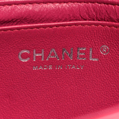 Chanel Patent Calfskin Quilted Mini Rectangular Flap Pink 6 of 10