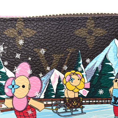 Louis Vuitton Monogram 2023 Christmas Animation Alpine Key Pouch Pink 8 of 8
