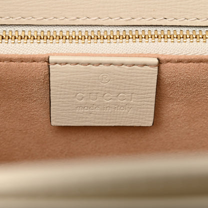 Gucci Azalea Calfskin Horsebit 1955 Shoulder Bag Mystic White 6 of 11