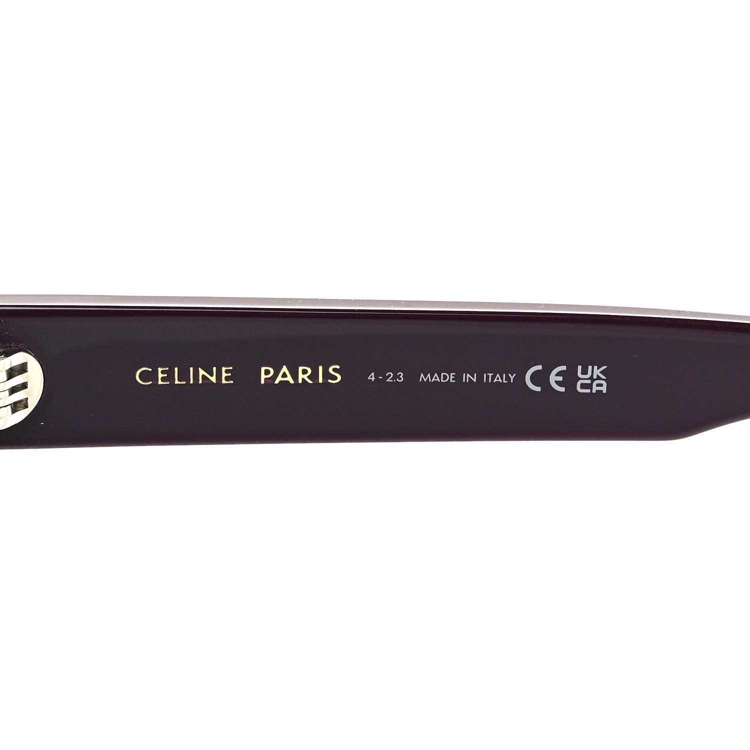Celine Acetate Triomphe 01 Sunglasses CL 40194U Burgundy 5 of 8