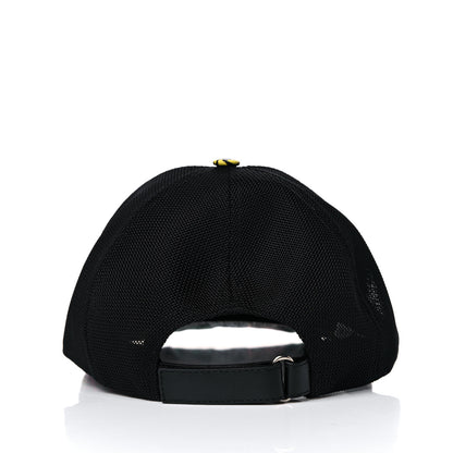 Gucci GG Supreme Monogram Psychedelic Baseball Hat 58 Black 3 of 6