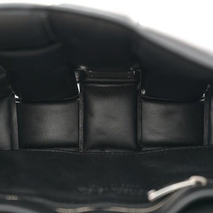 Bottega Veneta Lambskin Maxi Intreccio Padded Chain Cassette Crossbody Bag Black 5 of 11